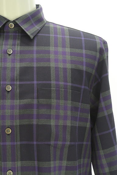 BURBERRY（バーバリー）の古着「チェック柄シャツ（カジュアルシャツ）」大画像４へ
