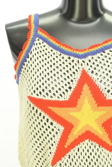 クリックで大画像表示 Candy Stripper(キャンディストリッパー)の古着「かぎ針キャミソール(キャミソール・タンクトップ)」大画像4へ