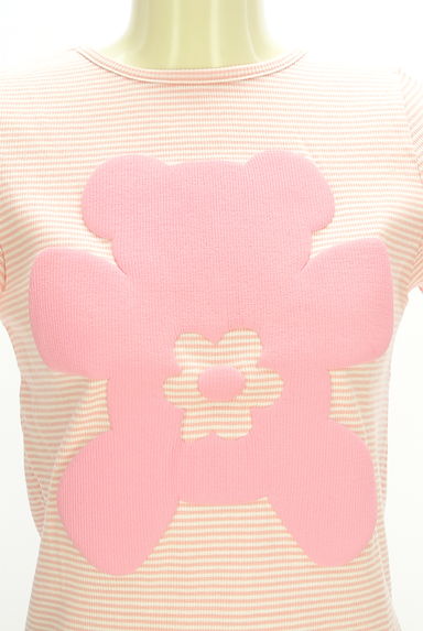 クリックで大画像表示 Candy Stripper(キャンディストリッパー)の古着「アームカバー付きクマTシャツ(Tシャツ)」大画像4へ