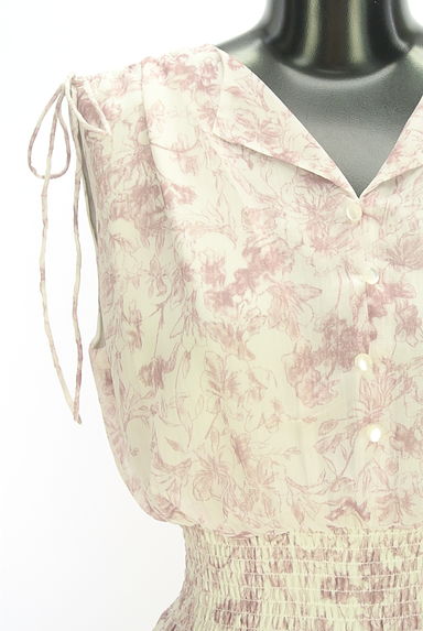 PROPORTION BODY DRESSING（プロポーションボディドレッシング）の古着「花柄ロングティアードワンピース（ワンピース・チュニック）」大画像４へ