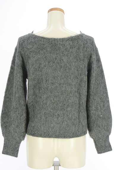 クリックで大画像表示 PROPORTION BODY DRESSING(プロポーションボディドレッシング)の古着「レースVネックニット(ニット)」大画像2へ