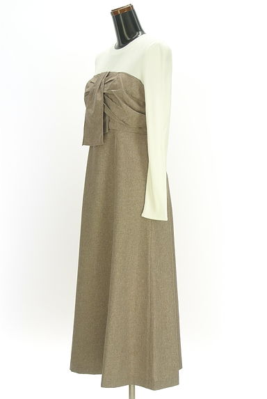 PROPORTION BODY DRESSING（プロポーションボディドレッシング）の古着「レイヤード風ドッキングロングワンピース（ワンピース・チュニック）」大画像３へ