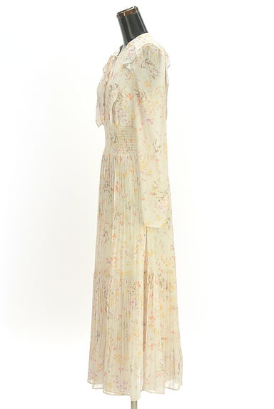 クリックで大画像表示 Snidel(スナイデル)の古着「花柄シフォンロングワンピース(ワンピース・チュニック)」大画像3へ
