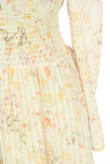 クリックで大画像表示 Snidel(スナイデル)の古着「花柄シフォンロングワンピース(ワンピース・チュニック)」大画像5へ