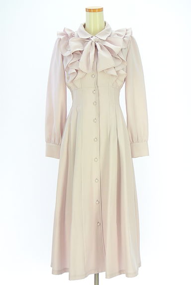 クリックで大画像表示 WILLSELECTION(ウィルセレクション)の古着「レースアップフリルロングワンピース(ワンピース・チュニック)」大画像1へ
