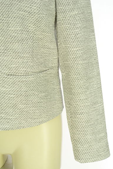 クリックで大画像表示 NATURAL BEAUTY BASIC(ナチュラルビューティベーシック)の古着「ノーカラージャケット(ジャケット)」大画像4へ