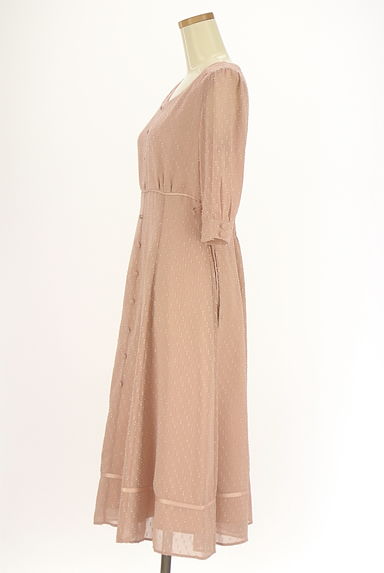 クリックで大画像表示 LAISSE PASSE(レッセパッセ)の古着「ドットドビーシフォンワンピース(ワンピース・チュニック)」大画像3へ