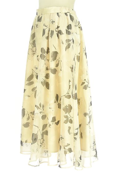 クリックで大画像表示 MISCH MASCH(ミッシュマッシュ)の古着「花柄シフォンミモレスカート(ロングスカート・マキシスカート)」大画像3へ