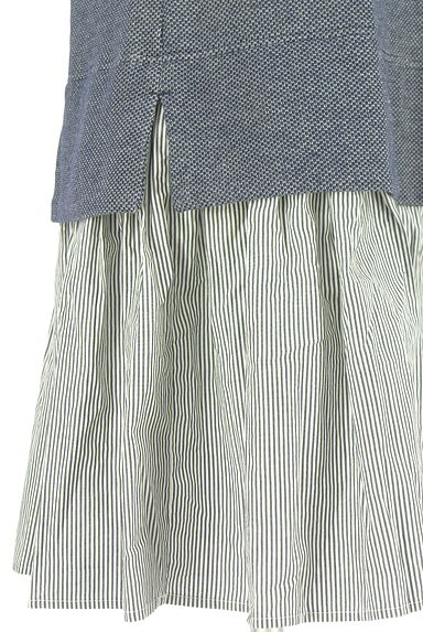 クリックで大画像表示 BEAMS Women's(ビームス ウーマン)の古着「Ray BEAMS 別地切替ノースリワンピース(ワンピース・チュニック)」大画像4へ
