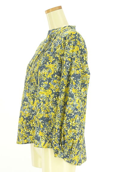 クリックで大画像表示 LUI CHANTANT(ルイシャンタン)の古着「花柄ピンタックカットソー(カットソー・プルオーバー)」大画像3へ
