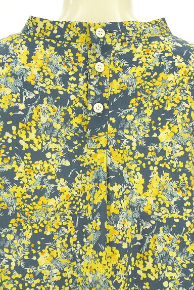 クリックで大画像表示 LUI CHANTANT(ルイシャンタン)の古着「花柄ピンタックカットソー(カットソー・プルオーバー)」大画像4へ