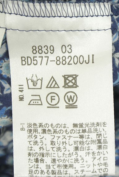 クリックで大画像表示 LUI CHANTANT(ルイシャンタン)の古着「小花柄ラウンドヘムブラウス(ブラウス)」大画像5へ