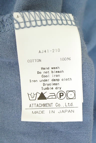 クリックで大画像表示 ATTACHMENT(アタッチメント)の古着「6分袖ラウンドヘムTシャツ(Tシャツ)」大画像5へ