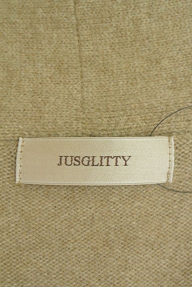 クリックで大画像表示 JUSGLITTY(ジャスグリッティー)の古着「後ろドロストニットカーディガン(カーディガン・ボレロ)」大画像6へ
