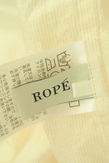 クリックで大画像表示 ROPE(ロペ)の古着「ゴールドストライプブラウス(ブラウス)」大画像6へ