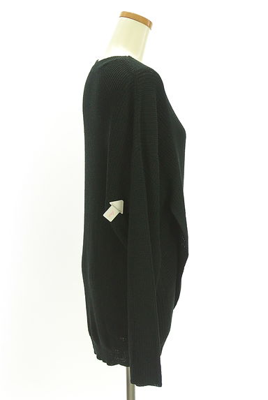 クリックで大画像表示 antiqua(アンティカ)の古着「ドロップショルダーカシュクール風ニット(ニット)」大画像4へ