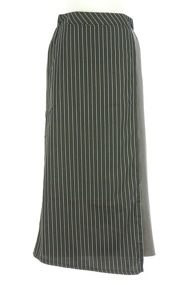 クリックで大画像表示 antiqua(アンティカ)の古着「patterntorso 別地切替ロング巻きスカート(ロングスカート・マキシスカート)」大画像1へ