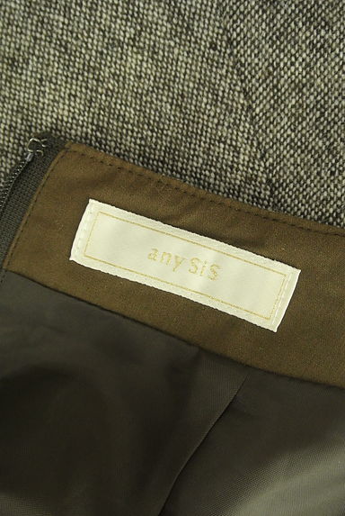 クリックで大画像表示 anySiS(エニィスィス)の古着「ウール混タックフレアスカート(スカート)」大画像6へ