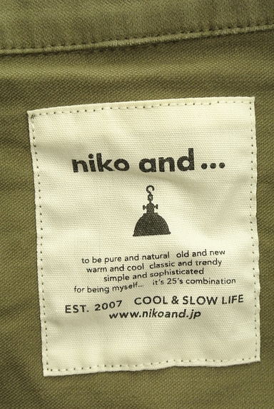 クリックで大画像表示 niko and...(ニコ アンド)の古着「ミリタリージャケット(ブルゾン・スタジャン)」大画像6へ