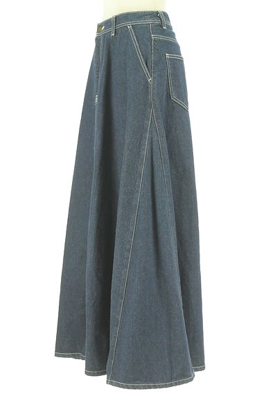 クリックで大画像表示 KATHARINE ROSS(キャサリンロス)の古着「ロングデニムスカート(ロングスカート・マキシスカート)」大画像3へ