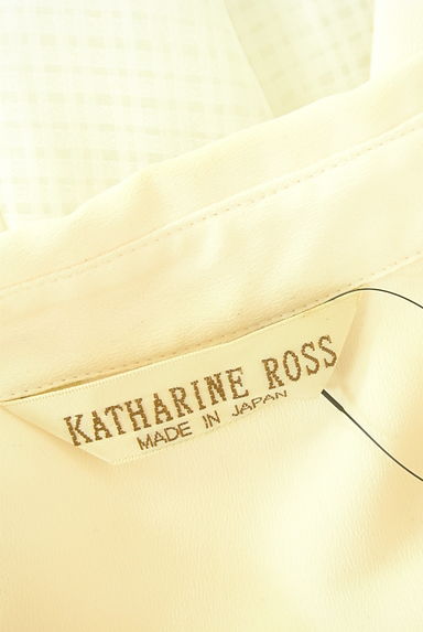 クリックで大画像表示 KATHARINE ROSS(キャサリンロス)の古着「別地切替9分袖ブラウス(カットソー・プルオーバー)」大画像6へ