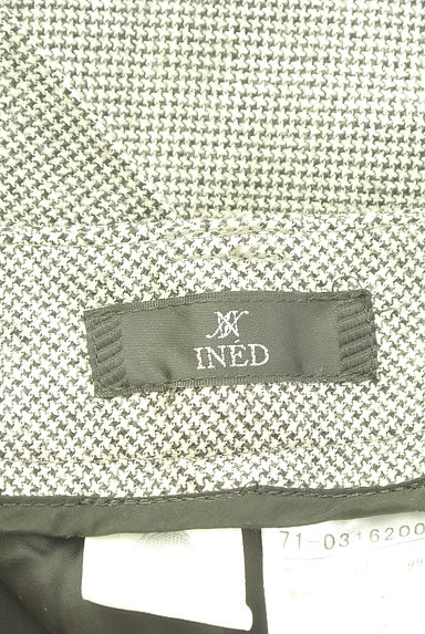 クリックで大画像表示 INED(イネド)の古着「千鳥格子柄ウールテーパードパンツ(パンツ)」大画像6へ