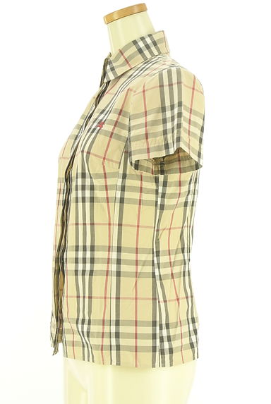 クリックで大画像表示 BURBERRY(バーバリー)の古着「半そでチェック柄ブラウス(ブラウス)」大画像3へ