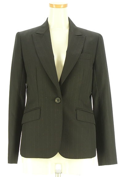 クリックで大画像表示 BURBERRY(バーバリー)の古着「ラメストライプテーラードジャケット(ジャケット)」大画像1へ