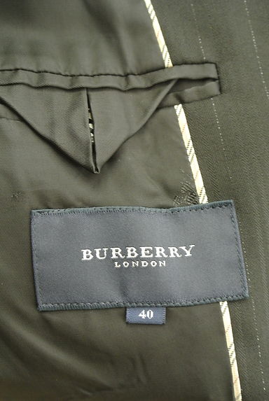 クリックで大画像表示 BURBERRY(バーバリー)の古着「ラメストライプテーラードジャケット(ジャケット)」大画像6へ