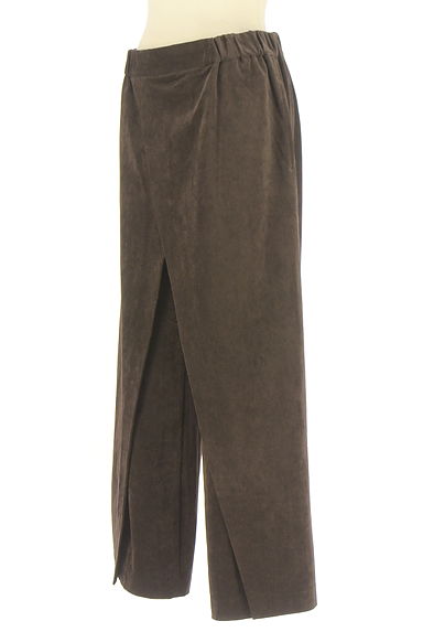 COMME CA（コムサ）の古着「Gabardine K.T レイヤード風ワイドパンツ（パンツ）」大画像３へ