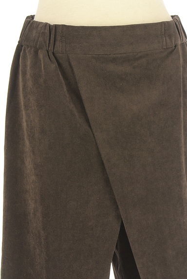 COMME CA（コムサ）の古着「Gabardine K.T レイヤード風ワイドパンツ（パンツ）」大画像４へ
