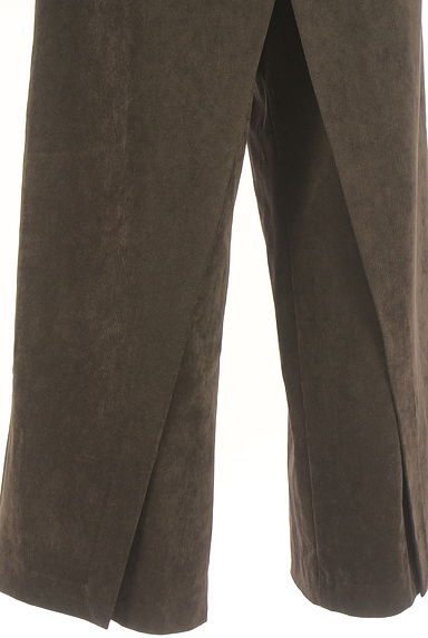 COMME CA（コムサ）の古着「Gabardine K.T レイヤード風ワイドパンツ（パンツ）」大画像５へ