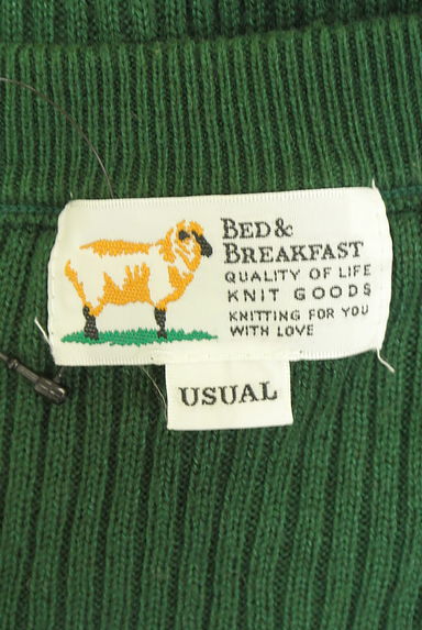 bed&breakfast（ベッドアンドブレックファスト）の古着「Uネックリブニット（ニット）」大画像６へ