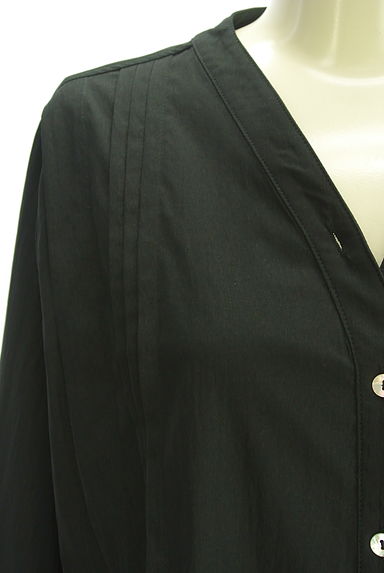 antiqua（アンティカ）の古着「Ｖネックタックシャツ（カジュアルシャツ）」大画像４へ