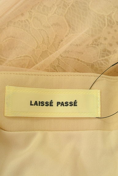 LAISSE PASSE（レッセパッセ）の古着「ベルト付きレース切替ロングワンピース（キャミワンピース）」大画像６へ