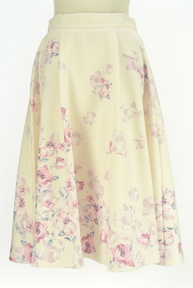LAISSE PASSE（レッセパッセ）の古着「花柄膝下フレアスカート（スカート）」大画像１へ