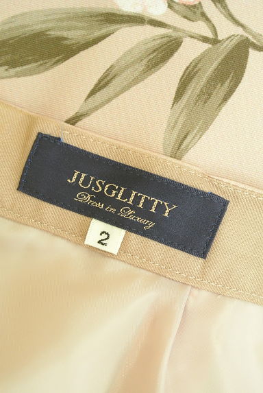 JUSGLITTY（ジャスグリッティー）の古着「花柄ミモレフレアスカート（ロングスカート・マキシスカート）」大画像６へ