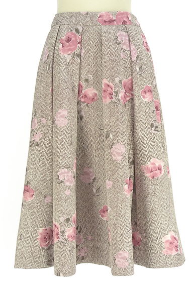 MISCH MASCH（ミッシュマッシュ）の古着「花柄膝下フレアスカート（ロングスカート・マキシスカート）」大画像１へ