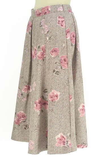 MISCH MASCH（ミッシュマッシュ）の古着「花柄膝下フレアスカート（ロングスカート・マキシスカート）」大画像３へ