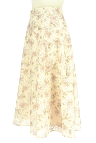 WILLSELECTION（ウィルセレクション）の古着「花柄レースミモレスカート（ロングスカート・マキシスカート）」大画像３へ