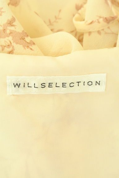 WILLSELECTION（ウィルセレクション）の古着「バックレースアップ花柄シフォンワンピース（ワンピース・チュニック）」大画像６へ