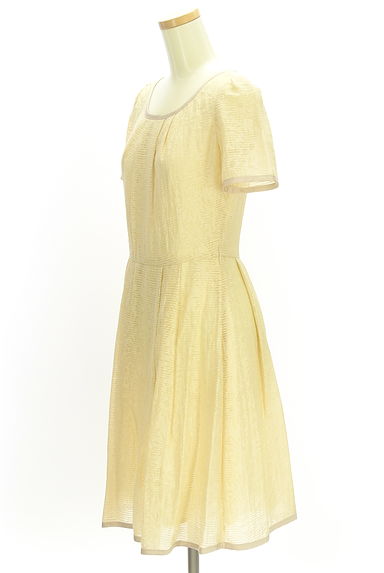 KarL Park Lane（カールパークレーン）の古着「花柄シアーパイピング膝丈ワンピース（ワンピース・チュニック）」大画像３へ