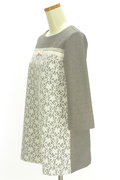 GALLERY VISCONTI（ギャラリービスコンティ）の古着「レース切替ワンピース（ワンピース・チュニック）」大画像３へ