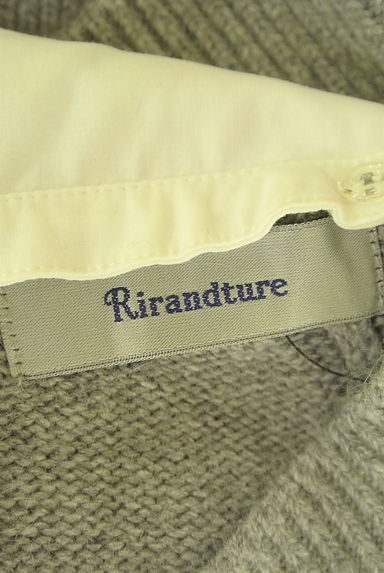 Rirandture（リランドチュール）の古着「襟付きラインストーン入りニットトップス（ニット）」大画像６へ