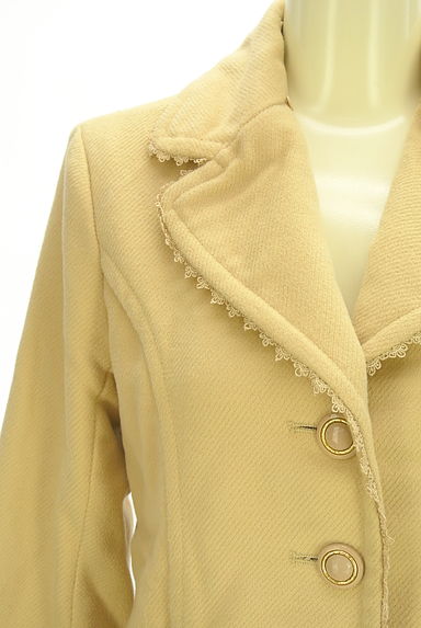 クリックで大画像表示 axes femme(アクシーズファム)の古着「コーデュロイ裾プリーツコート(コート)」大画像4へ