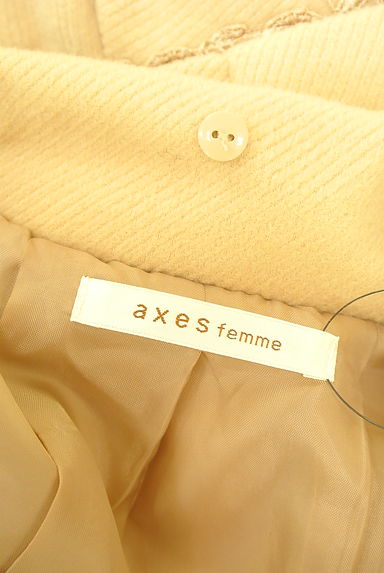 クリックで大画像表示 axes femme(アクシーズファム)の古着「コーデュロイ裾プリーツコート(コート)」大画像6へ
