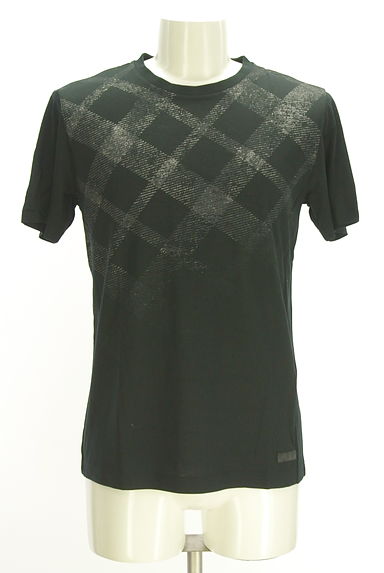 BLACK LABEL CRESTBRIDGE（ブラックレーベル・クレストブリッジ）の古着「半そでチェック柄プリントTシャツ（Ｔシャツ）」大画像１へ