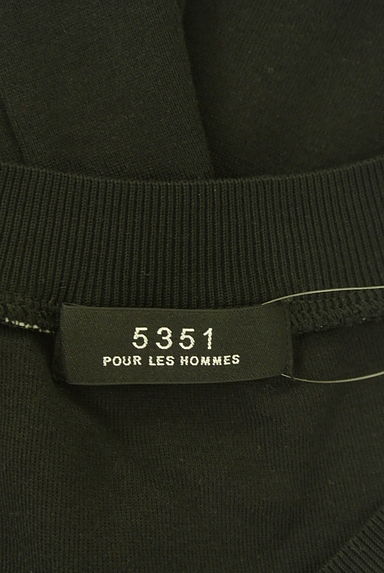 5351 POUR LES HOMMES（5351プール・オム）の古着「ライン入りVネックTシャツ（カットソー・プルオーバー）」大画像６へ