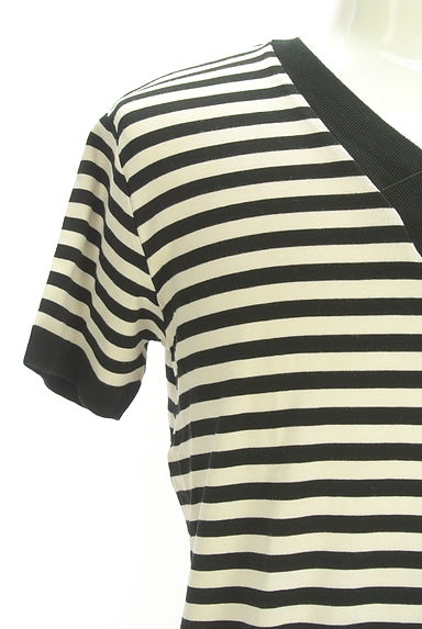 クリックで大画像表示 5351 POUR LES HOMMES(5351プール・オム)の古着「リブ切替ボーダーTシャツ(Tシャツ)」大画像4へ
