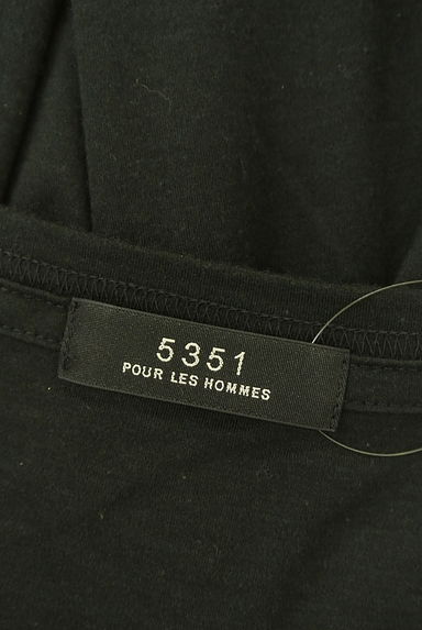 クリックで大画像表示 5351 POUR LES HOMMES(5351プール・オム)の古着「切り替えデザインTシャツ(Tシャツ)」大画像6へ